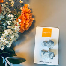 Load image into Gallery viewer, Mini Marble effect hair clip set