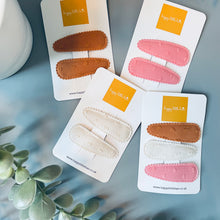 Load image into Gallery viewer, Dotty cotton snap clip