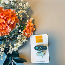 Load image into Gallery viewer, Mini Terrazzo hair clip set