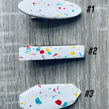 Load image into Gallery viewer, Summer Confetti Terrazzo hair clip