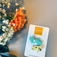 Load image into Gallery viewer, Mini Terrazzo hair clip set