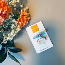 Load image into Gallery viewer, Mini Terrazzo hair clip set