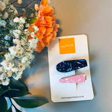 Load image into Gallery viewer, Mini Terrazzo hair clip set