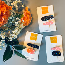 Load image into Gallery viewer, Mini Terrazzo hair clip set